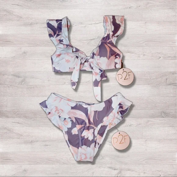 P2F Floral Bikini - Picture 2 of 8